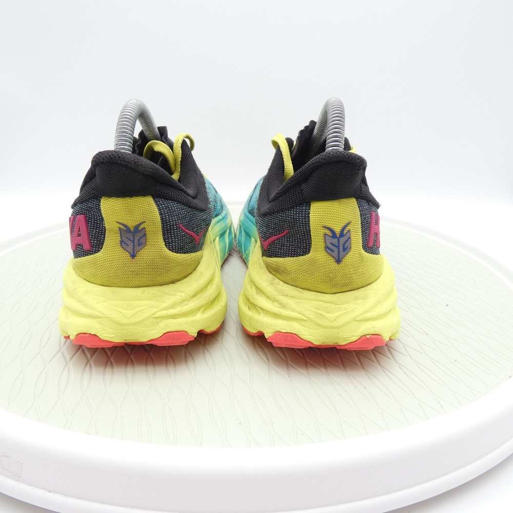 Hoka Speedgoat 5 Scuba Blue Evening Primrose Trail Running Shoes Womens 8.5 B - Picture 4 of 9